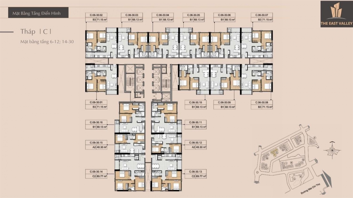 Mặt bằng  The Metropolis Thủ Thiêm – Biểu Tượng Sống Thượng Lưu