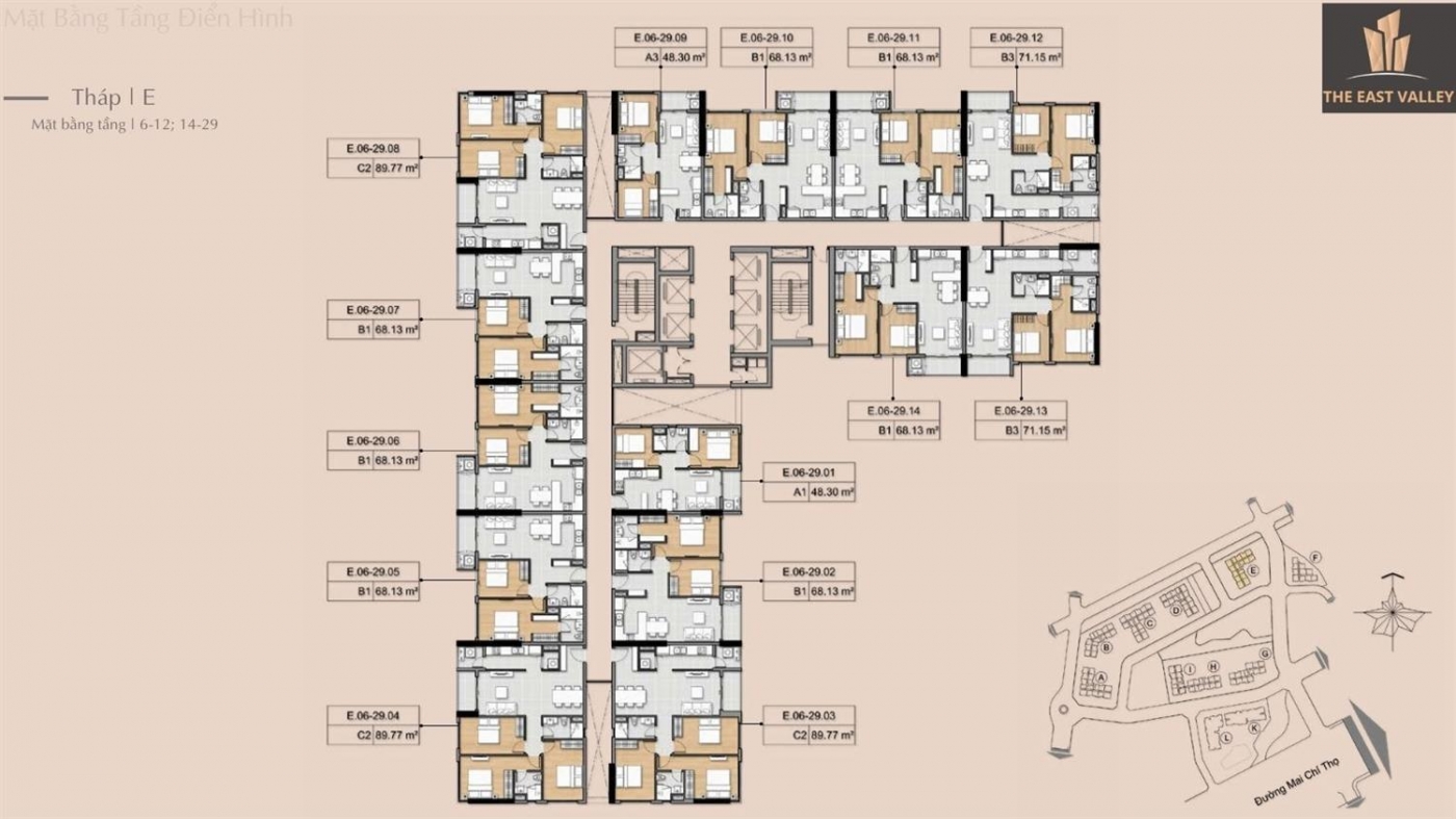 Mặt bằng  The Metropolis Thủ Thiêm – Biểu Tượng Sống Thượng Lưu